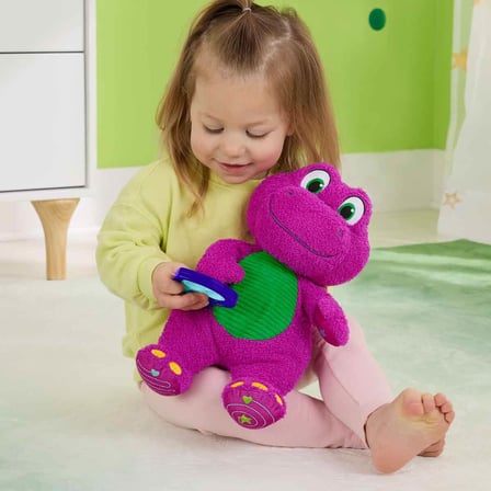 Fisher Price Barney Duyusal Peluş 32 cm HYG89
