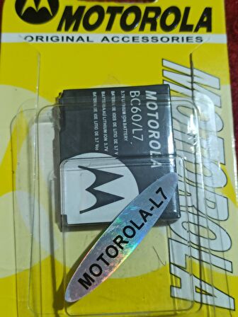 MOTOROLA BC60 ORJİNAL BATARYA L7, L6,   L9, L6İ+STOKLAR SINIRLI