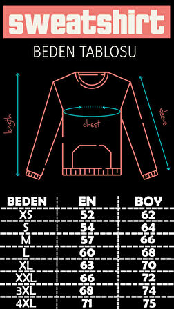 Kiss Müzik Grubu Yazılı Unisex Oversize Sweatshirt