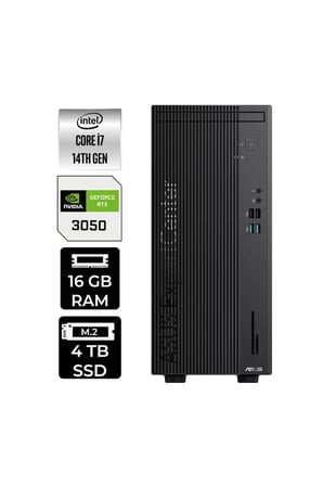 Expertcenter D501MER i7 14700 16GB 4TB SSD RTX3050/6GB W11H Masaüstü Bilgisayar
