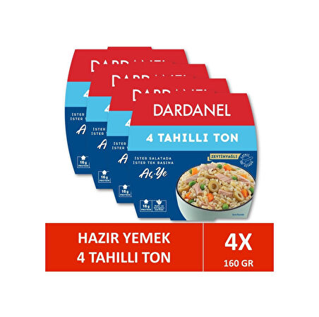 Dardanel Aç Ye Dört Tahıllı Ton Balığı 4 X 160 G