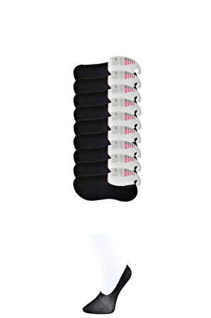 biçomi Siyah Kadın Babet Çorap 9 çift