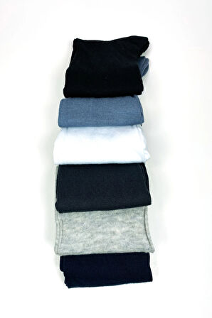 biçomi Penye Yazlık Erkek Çorap Burun Dikişsiz Takviyeli Topuk ve Burun 6 çift