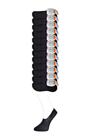 biçomi Siyah Erkek Babet Çorap 12 çift