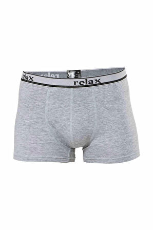 biçomi Relax Pamuklu Esnek Erkek Boxer Gri - 1268A