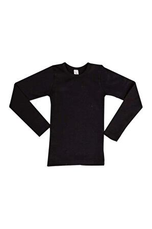 biçomi Kota 1 Adet Kız Erkek Çocuk Termal Siyah İçlik Fanila Body 2005