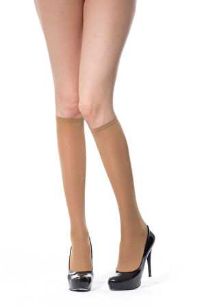 biçomi 24 Adet Kalın Dizaltı Çorap 70 denye 57 Ten