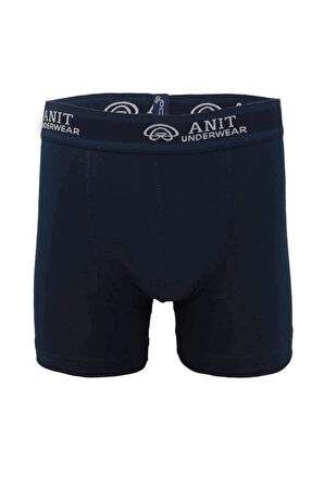 biçomi Kısa Paça Likralı Erkek Boxer Siyah - 1115A