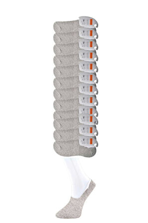 biçomi Gri Erkek Babet Çorap 12 çift