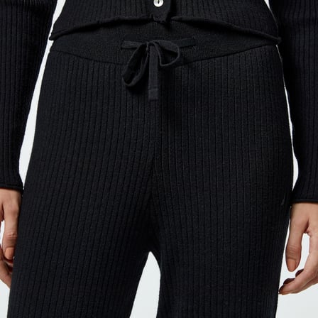 Nautica Kadın Siyah Regular Fit Pantolon