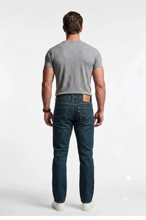 511™ Slim Erkek Jean Pantolon - likralı esnek rahat kumaş Biologia-0000 Lacivert / 38/32