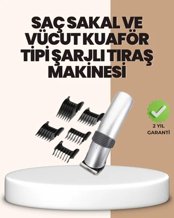 Tıraş Makinesi Temizlik ve Yağlama Setiyle Birlikte