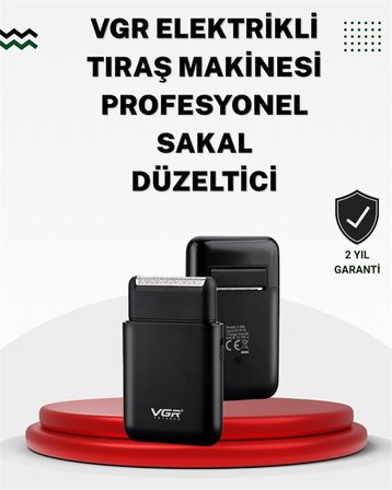 Pistonlu ve Örgülü Ağ Başlıklı Kart Tipi Traş Makinesi – Hafif, Güvenli, USB Şarjlı