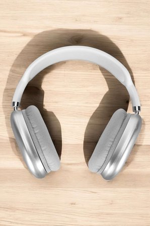 P9 Plus Kablosuz Kulak Üstü Bluetooth Kulaklık Beyaz Yüksek Ses Kaliteli