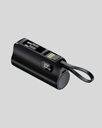 LED Göstergeli 2000mAh Cep Tipi Hızlı Şarj Powerbank