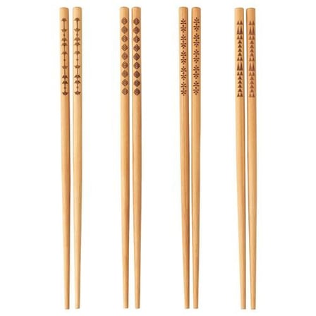 Delux Serisi Yemek Gereci Sofra Gereçleri Sunum Aleti Çin Çubukları Chopsticks (10 Çift)