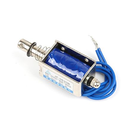 JF-0630B DC 24V 300 mA 6N İtme Çekme Solenoid Elektromıknatıs