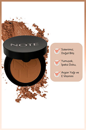 Note Luminous Silk Compact Allık 08 Bronze Show