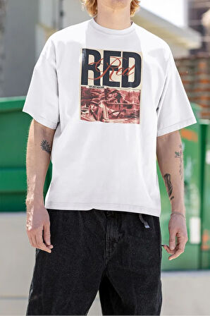 Taylor's Version Red Baskılı Unisex Tişört, Oversize Şarkıcı Taylor Swift Tişört