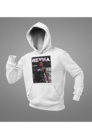 Reyna Duelist Baskılı Unisex Oversize Vallorant Hoodie