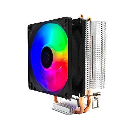 Rgb Fanlı Kule Tipi Soğutucu Bakır Kanallı CPU Fan RGB K200 Versatile