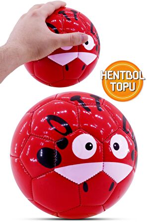 Hentbol Topu Renkli Parlak Katman Çocuk Mini Futbol Topu No:1 İç Mekan Minik Top