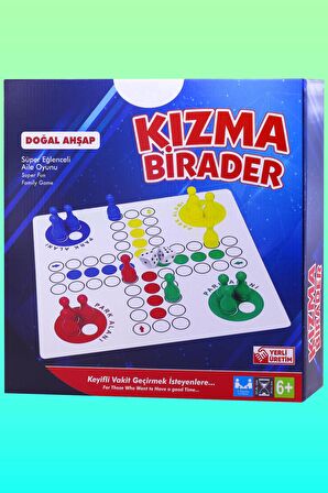 Kızma Birader Oyunu Akıl Hafıza Mantık Beceri Eğitici Zeka Strateji Oyunu Ludo Kutu Oyunu