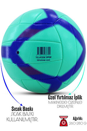 Telvesse VT-500 Trick Voleybol Topu Pompalı Yumuşak Doku Semi-Pro İç-Dış Mekan Soft Touch No:5 270 g