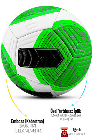 Telvesse Futbol Topu FT501 Flight Dayanıklı Sert Zemin Halı Saha Futbol Topu No:5