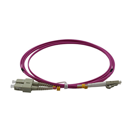 FİBER PATCH CORD SC-LC MM DUPLEX 50/125 OM4 2 MT