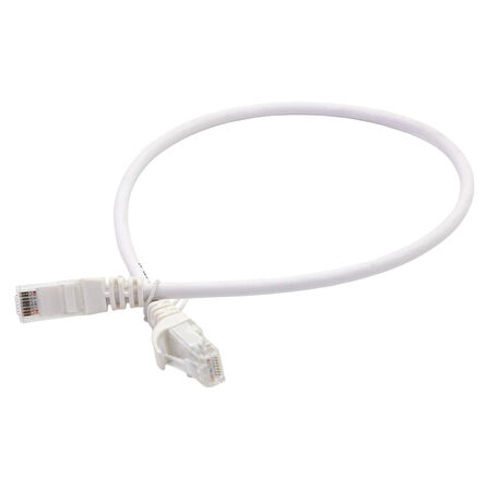 0,50 MT CAT6 UTP LSZH PATCH CORD WHITE