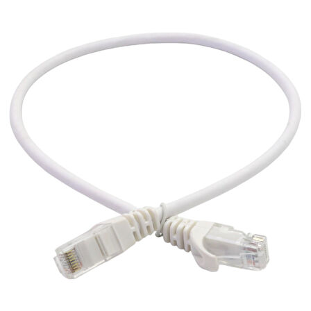 0,50 MT CAT6 UTP LSZH PATCH CORD WHITE