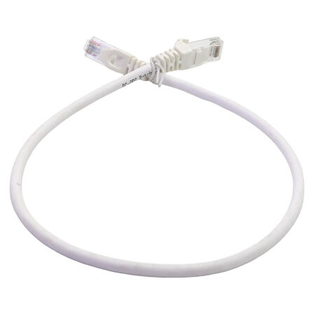 0,50 MT CAT6 UTP LSZH PATCH CORD WHITE