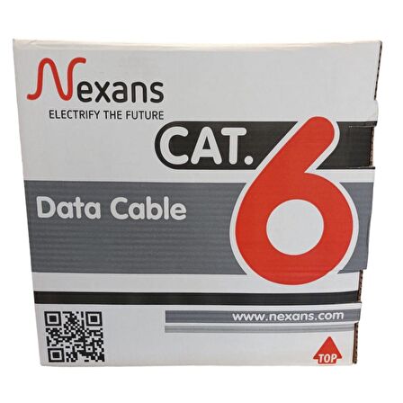 NEXANS 305 LİK KUTU TURUNCU CAT6 DATA KABLOSU