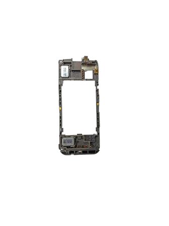 Nokia 5800 Orta Kasa Kapak 5800 Uyumlu Siyah Renk Orta Kasa Zil Sesi Hoparlör Şarj Soketi Kamera Flash