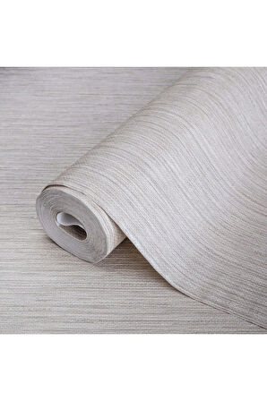 Minimalist Dokulu Duvar Kağıdı, Bej, Krem Ephes 5801-7, 10,60 M²