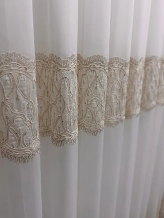 NİVEMESHOME LUMİNA 7194 V2 1/2,5 PİLELİ BAMBU TÜL PERDE