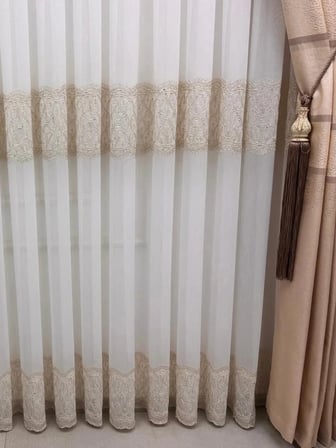 NİVEMESHOME LUMİNA 7194 V2 1/2,5 PİLELİ BAMBU TÜL PERDE