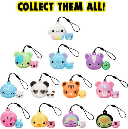 Moj Moj Pop S1 Sürpriz Paket - Koleksiyonluk Squishy Figür ve Anahtarlık