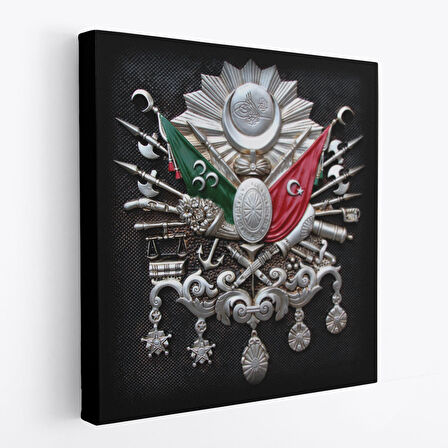 Osmanlı Tuğrası Dekoratif Kanvas Tablo-5803