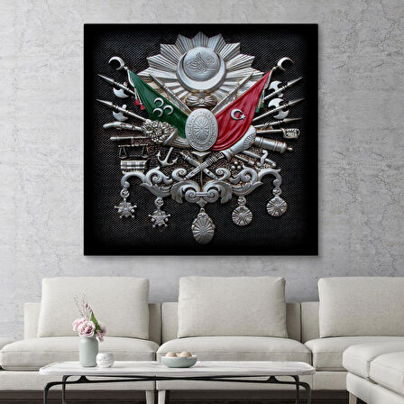 Osmanlı Tuğrası Dekoratif Kanvas Tablo-5803