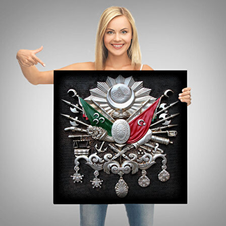 Osmanlı Tuğrası Dekoratif Kanvas Tablo-5803