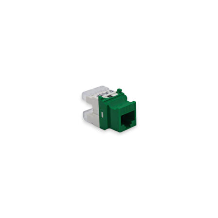 KEYSTONE JACK UTP CAT6 180 D GREEN (10'LU PAKET)