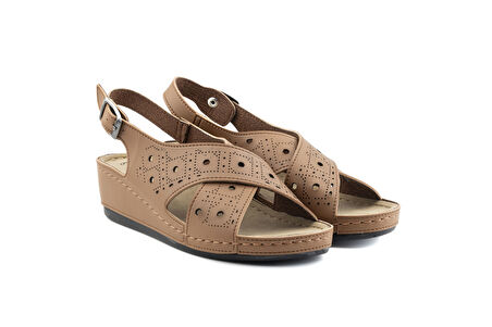 BioStep Daily 1819 – Günlük Ortopedik Vegan Deri  Kadın Sandalet