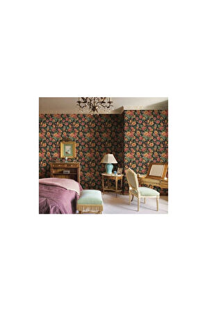 Çiçek Açan Güller ve Çiçek Desenli Duvar Kağıdı (Ephes 5806-6, 1.06x10 m - 10.6 m²)