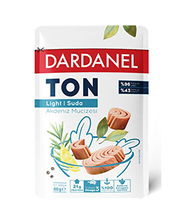 Dardanel Light Ton Balığı Poşet 80 gr