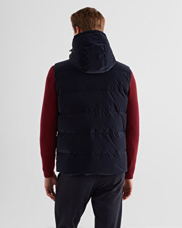 GANT Erkek Lacivert Kapüşonlu Yelek