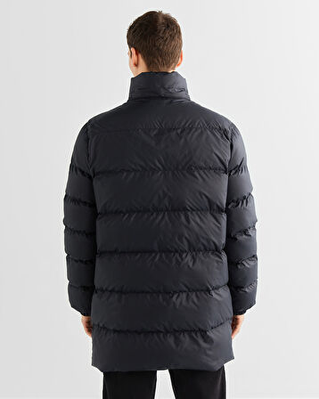 GANT Erkek Siyah Kapüşonlu Mont