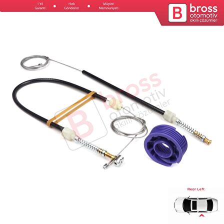 VW Phaeton 3D MK1 2002-2016 SWB Kısa Şase 3D4839755 İçin Arka Sol Kapı Cam Kriko Tamir Seti