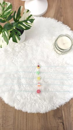Pamuğum Atelier Kişiye Özel Tasarım Kartlı Şans Bilekliği Misafirler İçin Doğum Günü Hediyeliği (15 Adet)